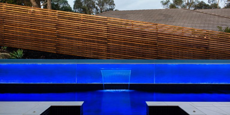Formed Vision. Water feature in Aqua pattern