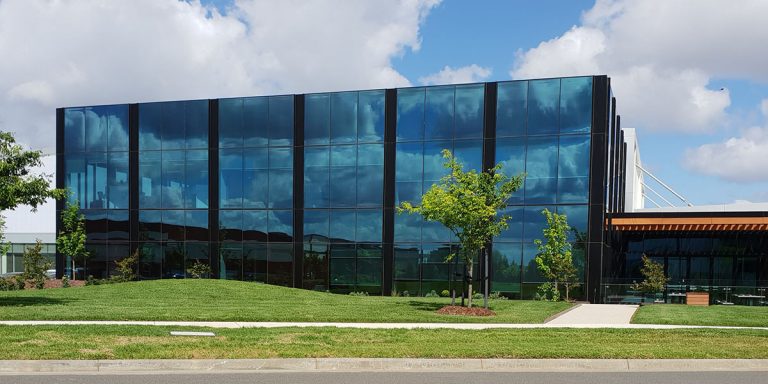 LoE 340 low e glass.. Commercial office build in Victoria s south
